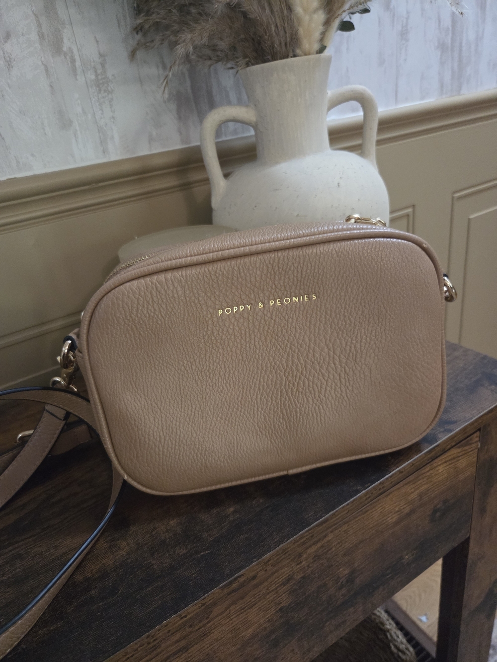 Poppy & Peonies 24/7 Color Bag – Camel